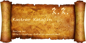 Kastner Katalin névjegykártya